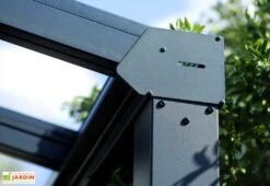 Pergola Aluminium Gris Et Polycarbonate - Stockholm | Palram – Canopia -Abriet Mobilier Soldes Boutique connecteurs pergola stockholm canopia palram