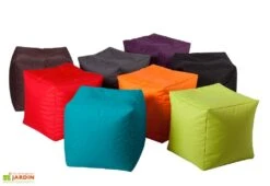 Pouf Cube Extérieur 40 X 40 Cm - Pablo Original -Abriet Mobilier Soldes Boutique cube pack 3