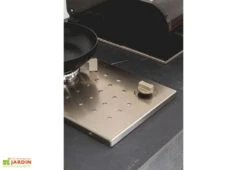 Cuisine Extérieure Professionnelle à 4 Modules GREY CANA Style + Housse -Abriet Mobilier Soldes Boutique cuisine exterieure grise en ceramique avec 4 modules cana style avec housse offerte cana concept 4