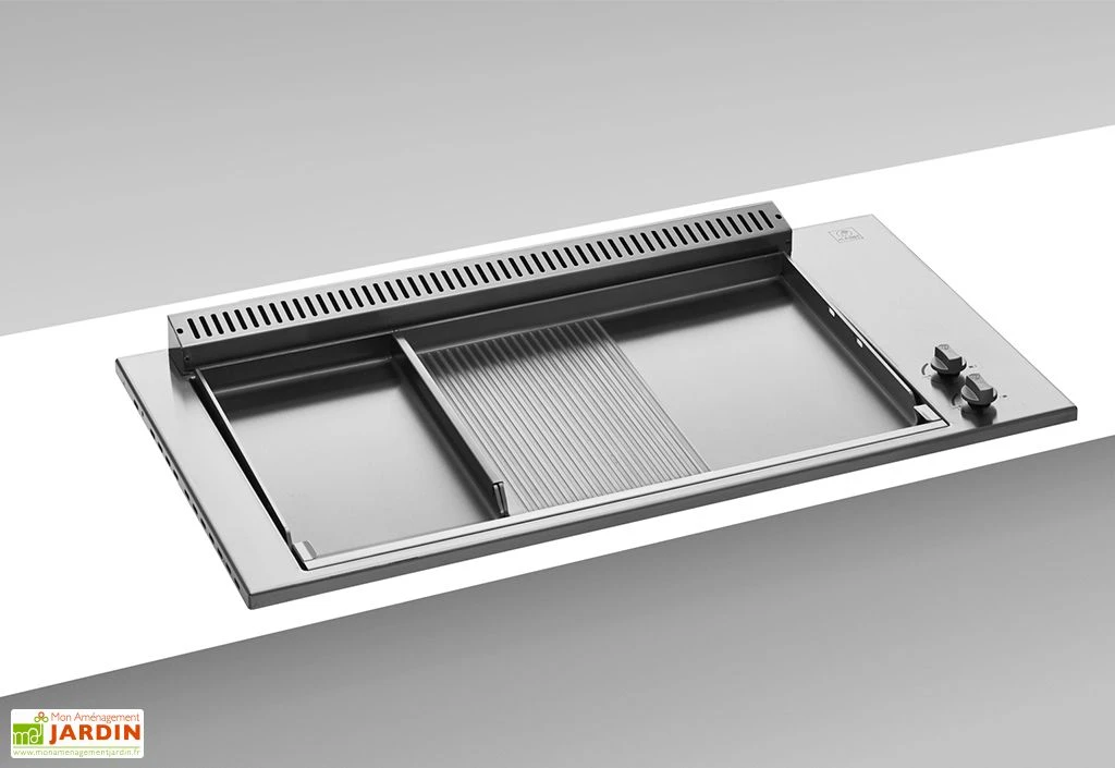Cuisine Extérieure En Inox Avec Plancha à Gaz + Feu à Gaz + évier + Mitigeur Oasi 205C 3 Cuisine Extérieure En Inox Avec Plancha à Gaz + Feu à Gaz + évier + Mitigeur Oasi 205C – Image 3