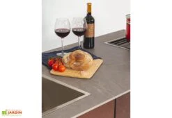 Cuisine Extérieure Professionnelle à 3 Modules BROWN CANA Style + Housse -Abriet Mobilier Soldes Boutique cuisine exterieure professionnelle 3 modules brown cana style housse 2