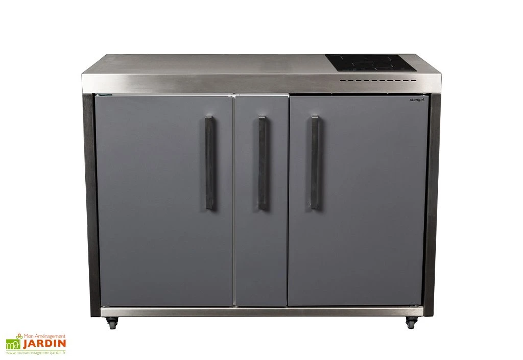 Cuisine Extérieure Avec Réfrigérateur Et Plaque à Induction – MO 120 A 1 Cuisine Extérieure Avec Réfrigérateur Et Plaque à Induction – MO 120 A