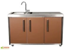 Cuisine Extérieure Avec Réfrigérateur Et évier – MO 150