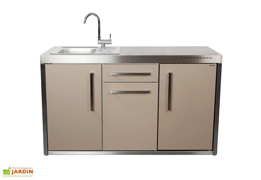 Cuisine Extérieure Avec Réfrigérateur Et évier – MO 150 S 1 Cuisine Extérieure Avec Réfrigérateur Et évier – MO 150 S