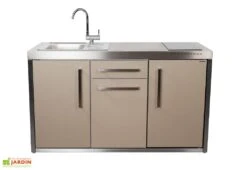 Cuisine Extérieure Avec évier, Réfrigérateur, Plaque à Induction – MO 150 S