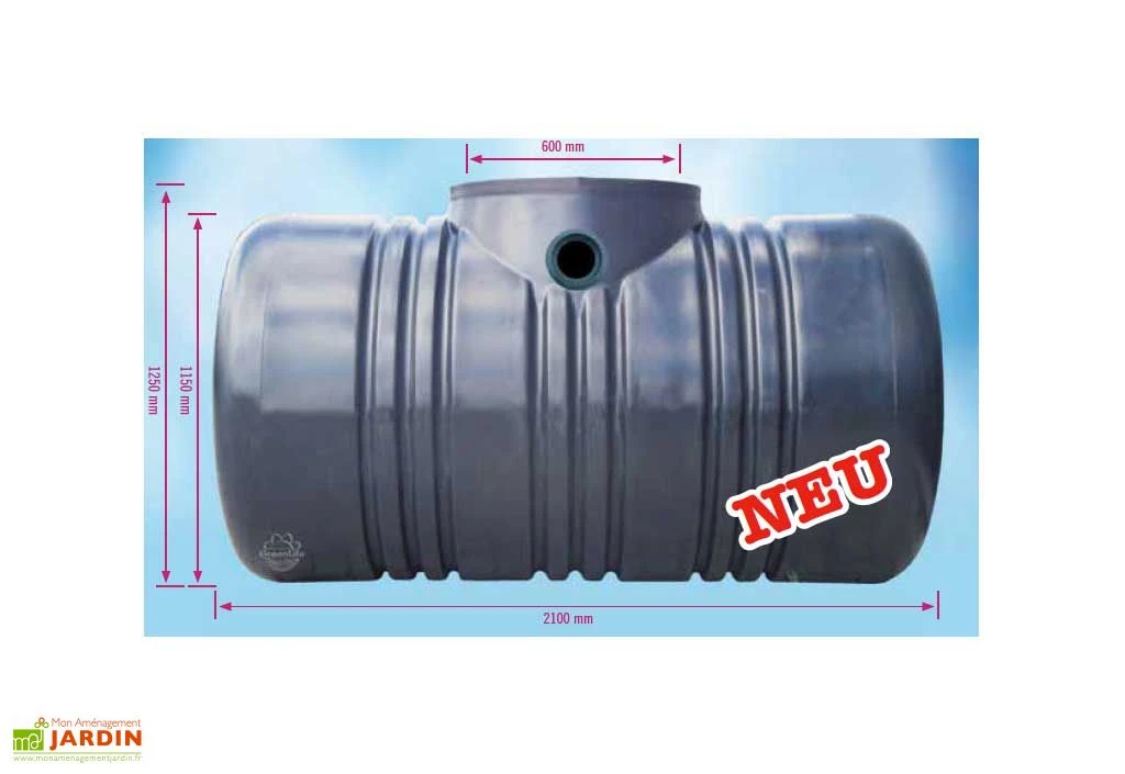 Cuve Recuperateur Eau Kompakt 2100 L 3 Cuve Recuperateur Eau Kompakt 2100 L – Image 3