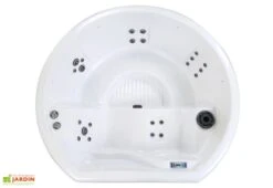 Spa D’extérieur Rigide 4 Places – Halfmoon 8 Spa D’extérieur Rigide 4 Places – Halfmoon -Abriet Mobilier Soldes Boutique cuve acrylique jacuzzi exterieur halfmoon