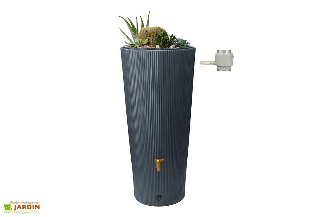Garantia Cuve De Récupération D’eau De Pluie Décorative - ø 58 X 120 Cm 2 Garantia Cuve De Récupération D’eau De Pluie Décorative - ø 58 X 120 Cm – Image 2
