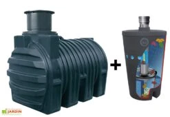 Cuve Récupérateur Eau Enterrée 3200L Nappes Souterraines + Biovitor 5 Cuve Récupérateur Eau Enterrée 3200L Nappes Souterraines + Biovitor -Abriet Mobilier Soldes Boutique cuve eau enterree avec biovitor g0002171