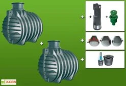 Cuve Recuperateur Eau Ready 9000 L -Abriet Mobilier Soldes Boutique cuve greenlife 6