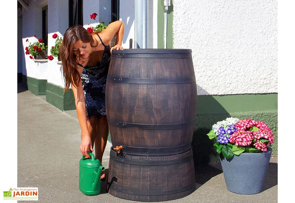 Roto Cuve Récupération D’Eau Pluie Tonneau 120 L 3 Roto Cuve Récupération D’Eau Pluie Tonneau 120 L – Image 3