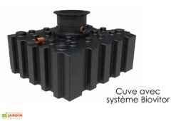 Cuve De Récupération D’eau De Pluie Enterrée – 3000 L Plate -Abriet Mobilier Soldes Boutique cuve recuperateur eau pluie enterree plat greenlife 3000l biovitor