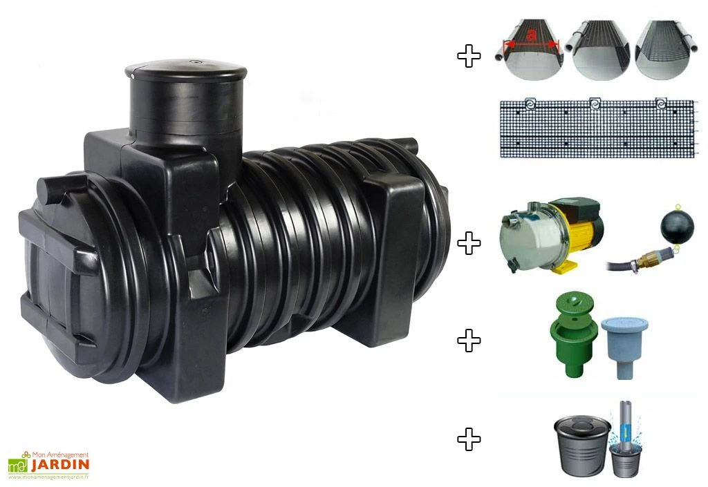 Cuve Recuperateur Eau Purist 1000 L 1 Cuve Recuperateur Eau Purist 1000 L