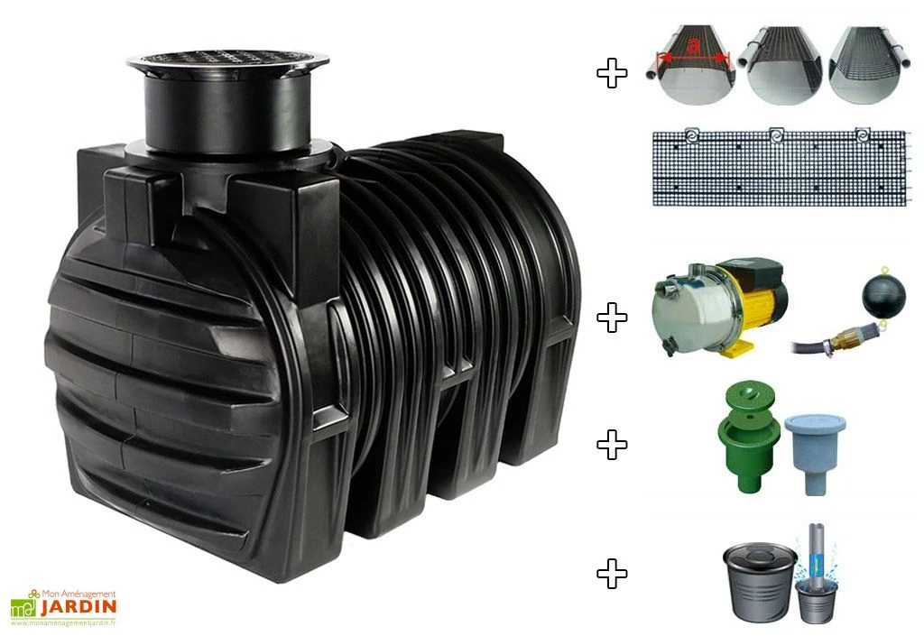 Cuve Recuperateur Eau Purist 3400 L 1 Cuve Recuperateur Eau Purist 3400 L