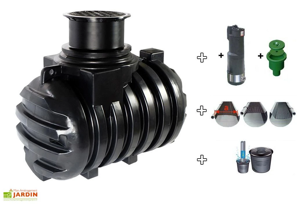 Cuve Recuperateur Eau Ready 2000 L 1 Cuve Recuperateur Eau Ready 2000 L