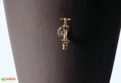 Garantia Cuve Récupération Eau De Pluie 2 En 1 Moka 300 L -Abriet Mobilier Soldes Boutique cuve recuperation eau decorative 300l bac fleurs moka 3