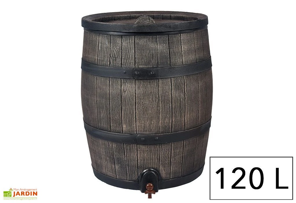Roto Cuve Récupération D’Eau Pluie Tonneau 120 L 2 Roto Cuve Récupération D’Eau Pluie Tonneau 120 L – Image 2