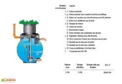 Cuve Rétention D'Eau De Pluie 2200 L -Abriet Mobilier Soldes Boutique cuve retention eau pluie