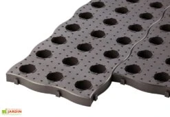 Garantia Dalles De Jardin En Polypropylène Marron 70 Cm Ep. 25 Mm (Lot De 16) -Abriet Mobilier Soldes Boutique dalles potager maxi 70cm clipsables garantia 1