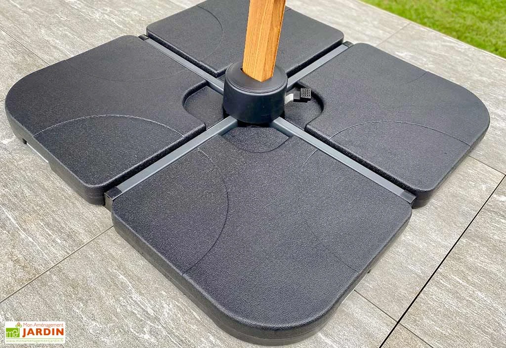Dalles Pour Parasol En Plastique à Lester (Lot De 4) 3 Dalles Pour Parasol En Plastique à Lester (Lot De 4) – Image 3
