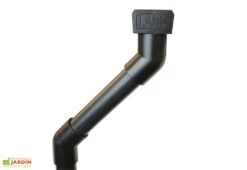 Serre De Jardin Adossée En Verre Lams 0,9 M² - Melissa Alu Naturel -Abriet Mobilier Soldes Boutique descente gouttiere lams serre