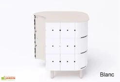 Desserte Extérieure En Aluminium Pour Le Barbecue Lulu Et Marcel -Abriet Mobilier Soldes Boutique desserte barbecue blanche