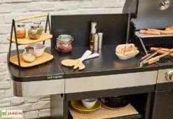 Desserte Extérieure En Métal Fidgi – L 60 X L 45,5 X H 108 Cm 6 Desserte Extérieure En Métal Fidgi – L 60 X L 45,5 X H 108 Cm -Abriet Mobilier Soldes Boutique desserte integrable fidgi3 4