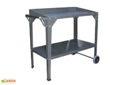 Desserte De Jardin En Acier Galvanisé Cucinato 91 X 54 X 81 Cm