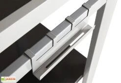 Desserte En Acier Epoxy Média M - L 90 X L 65 X H 80 Cm -Abriet Mobilier Soldes Boutique desserte media m cook in garden 5