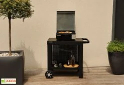 Desserte De Jardin En Acier époxy Reva 80 – L 98 X L 65 X H 80 Cm -Abriet Mobilier Soldes Boutique desserte reva 80 0 1