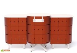 Desserte Extérieure En Aluminium Pour Le Barbecue Lulu Et Marcel -Abriet Mobilier Soldes Boutique dessertes cuisine exterieure jean