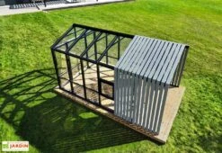 Serre De Jardin En Bois Et Verre Trempé Avec Panneaux Occultants – Mimosas -Abriet Mobilier Soldes Boutique dessus serre jardin verre bois stali 1