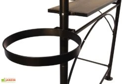 Carport Abri Pour Barbecue Acier Galvanisé Et époxy 1,5 X 2,5 M -Abriet Mobilier Soldes Boutique detail abri barbecue etagere acier epoxy