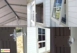 Grosfillex Abri De Jardin PVC Deco 7,53 M² 6 Grosfillex Abri De Jardin PVC Deco 7,53 M² -Abriet Mobilier Soldes Boutique detail abri jardin deco 3