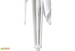 Parasol En Aluminium Laqué Et Toile En Oléfine 250 X 250 Cm - Eolo 9 Parasol En Aluminium Laqué Et Toile En Oléfine 250 X 250 Cm - Eolo -Abriet Mobilier Soldes Boutique detail actionnage parasol eolo blanc