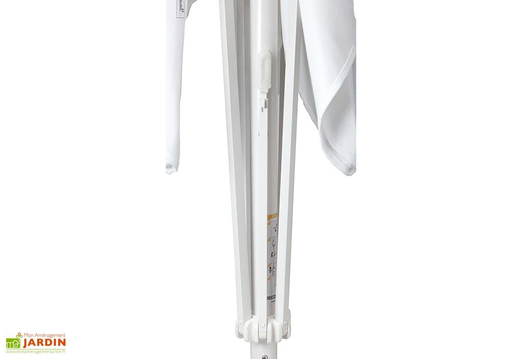 Parasol En Aluminium Laqué Et Toile En Oléfine 250 X 250 Cm - Eolo 4 Parasol En Aluminium Laqué Et Toile En Oléfine 250 X 250 Cm - Eolo – Image 4