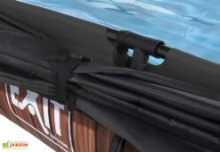 EXIT TOYS Piscine Hors Sol Tubulaire Rectangulaire – 300 X 200 X 65 Cm + Ombrage -Abriet Mobilier Soldes Boutique detail auvent piscine tubulaire rectangulaire