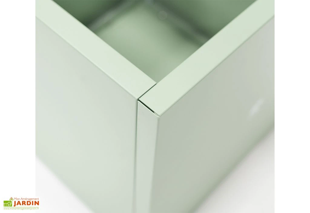 Jardinière Cube Vert Cactus En Métal Thermolaqué – 50 X 50 X 50 Cm 4 Jardinière Cube Vert Cactus En Métal Thermolaqué – 50 X 50 X 50 Cm – Image 4