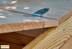 Composteur En Bois Douglas 1200 L – 125 X 110 X 105 Cm 7 Composteur En Bois Douglas 1200 L – 125 X 110 X 105 Cm -Abriet Mobilier Soldes Boutique detail couvercle composteur jardin bois 1