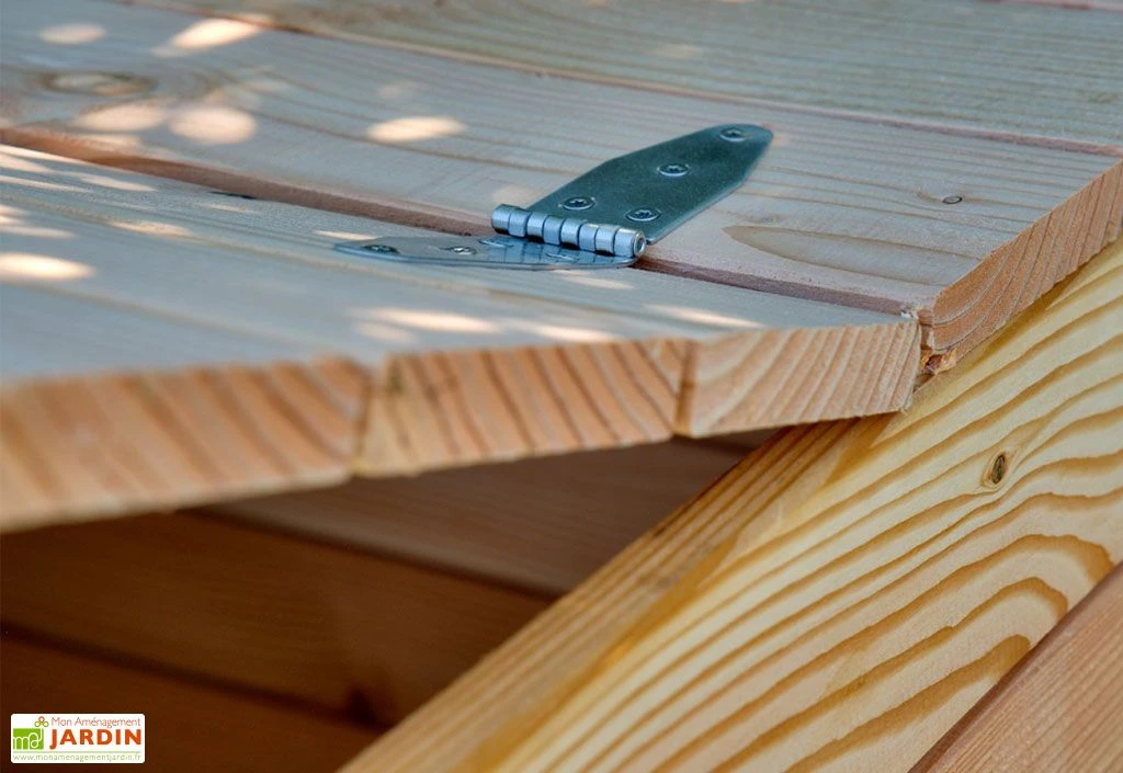 Composteur En Bois Douglas 1800 L – 145 X 125 X 105 Cm 5 Composteur En Bois Douglas 1800 L – 145 X 125 X 105 Cm – Image 5