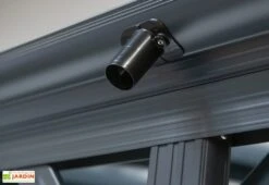 Carport Simple En Aluminium Et Polycarbonate Anthracite - 15,15 M² 11 Carport Simple En Aluminium Et Polycarbonate Anthracite - 15,15 M² -Abriet Mobilier Soldes Boutique detail gouttiere carport aluminium