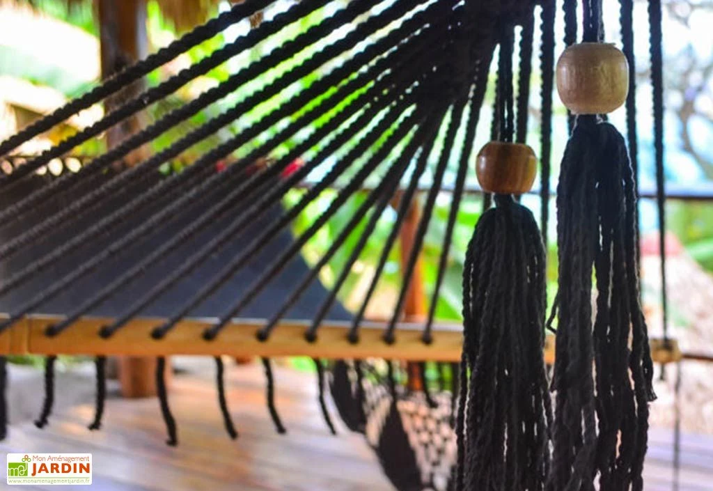 Hamac En Coton Tissé à La Main 100 X 237 Cm - Managua L 3 Hamac En Coton Tissé à La Main 100 X 237 Cm - Managua L – Image 3