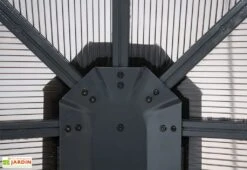 Pavillon De Jardin En Aluminium Avec Moustiquaire - Savino -Abriet Mobilier Soldes Boutique detail toit pavillon jardin pergola