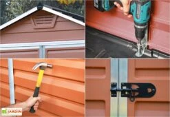 Abri De Jardin Skylight 2,8 M² Ambre | Palram - Canopia 11 Abri De Jardin Skylight 2,8 M² Ambre | Palram - Canopia -Abriet Mobilier Soldes Boutique details abri jardin skylight palram 1