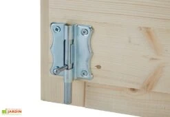 Abri à Vélos En Bois De Sapin Brut Cykel 2,1 M² -Abriet Mobilier Soldes Boutique details abri velos bois sapin cykel