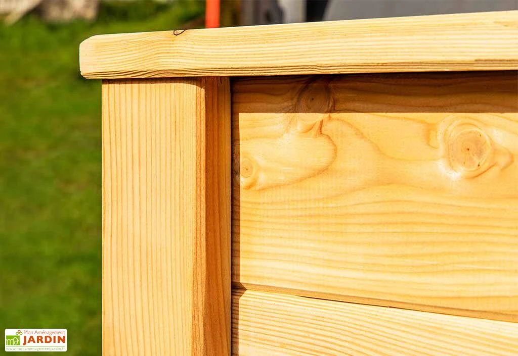 Jardinière En Bois De Mélèze Bac Potager 170 X 90 X 84 Cm 5 Jardinière En Bois De Mélèze Bac Potager 170 X 90 X 84 Cm – Image 5