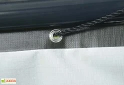 Bâches Latérales Pour Enclos Animaux En Polyéthylène 370 X 170 Cm -Abriet Mobilier Soldes Boutique details baches laterales box animaux