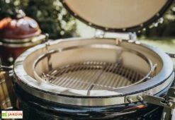 Barbecue Kamado En Céramique Monolith Classic + Chariot -Abriet Mobilier Soldes Boutique details barbecue kamado ceramique monolith classic chariot