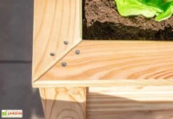 Jardinière En Bois De Mélèze Bac Potager 170 X 90 X 84 Cm 8 Jardinière En Bois De Mélèze Bac Potager 170 X 90 X 84 Cm -Abriet Mobilier Soldes Boutique details jardiniere bois potager 170x84cm