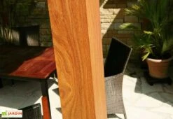 Paragon Pergola En Aluminium Effet Bois Florida 12,25 M² -Abriet Mobilier Soldes Boutique details pergola alu effet bois florida 12m2 marron